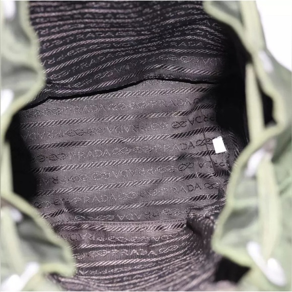 PRADA Backpack Nylon Khaki Auth 65011 - Picture 14 of 17